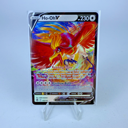 Ho-Oh V Ultra Rare SWSH12: Silver Tempest 140/195 LP-NM Pokemon Card - Image 1