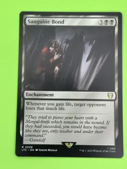 MTG Sanguine Bond NM Lord of the Rings rare - Image 2