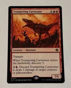 MTG Trumpeting Carnosaur - The Lost Caverns of Ixalan LP - Image 1