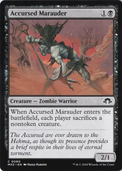 Accursed Marauder Modern Horizons 3 Normal NM 80 - Image 1