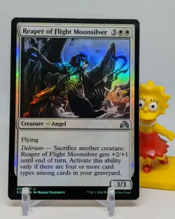 Reaper of Flight Moonsilver ✨Foil LP✨ Shadows over Innistrad Magic the Gathering - Image 4