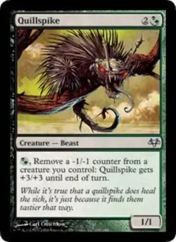 Moderatly Played, English - 1 x MTG Quillspike - Foil Eventide - Image 1