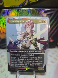 Lightning, Army of One (0400) (Borderless) Final Fantasy - Image 1