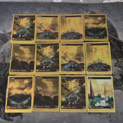 MTG Aetherdrift• First Place Foil Lands Mix Lot ▪ 12 - Image 1