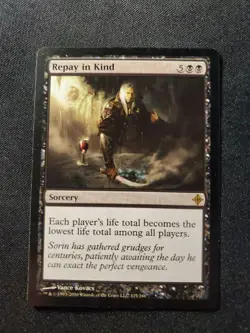 Repay in Kind Rise Of The Eldrazi LP Magic The Gathering Black Rare - Image 1
