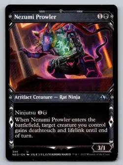 Nezumi Prowler (Showcase) Kamigawa: Neon Dynasty Regular - Image 1