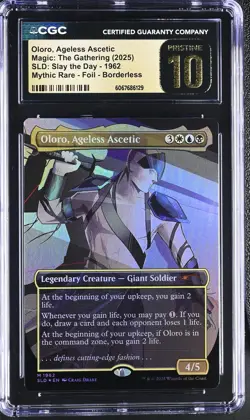 OLORO, AGELESS ASCETIC Secret Lair Foil Slay the Day CGC Pristine 10 MTG - Image 1