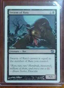 MTG Swarm of Rats [Eighth Edition] NM - Image 1