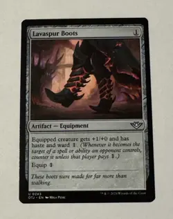 MTG Lavaspur Boots - Outlaws of Thunder Junction LP - Image 1