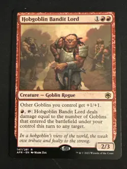 1x Hobgoblin Bandit Lord (147) Adventures in the Forgotten Realms LP MTG Magic - Image 1