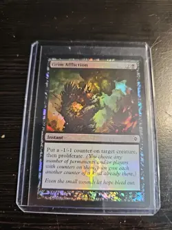MTG Grim Affliction New Phyrexia 63/175 Foil Common - Image 1