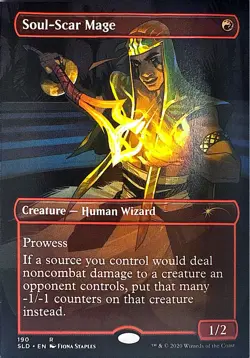 Soul-Scar Mage Non- Foil R Secret Lair Drop Series 190 NM - Image 1