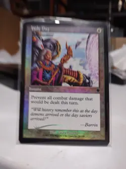 HOLY DAY #20/350 - Magic the Gathering - Invasion White Foil Common 2000 [LP] - Image 2