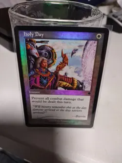 HOLY DAY #20/350 - Magic the Gathering - Invasion White Foil Common 2000 [LP] - Image 3