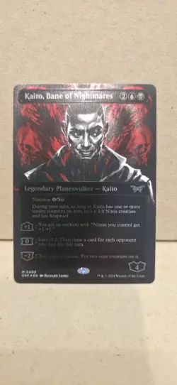 Kaito, Bane of Nightmares 409 Textured Finish, Near Mint-Never Played, Duskmourn - Image 1
