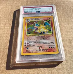 2000 POKEMON BASE SET 2 #4 CHARIZARD-HOLO PSA 7.5 - Image 3