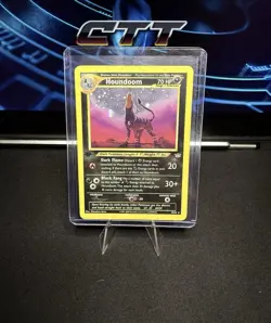 Houndoom Holo #08 Neo Revelation 1st Edition Pokemon TCG 2001 - Image 1