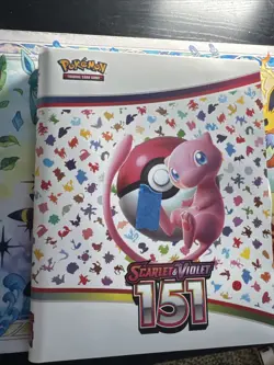 Pokemon 151 81.74% Complete Master Set Starter+ promos + Holo Energy In BinderD - Image 1