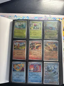Pokemon 151 81.74% Complete Master Set Starter+ promos + Holo Energy In BinderD - Image 4