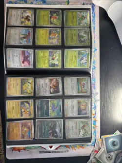 Pokemon 151 81.74% Complete Master Set Starter+ promos + Holo Energy In BinderD - Image 5