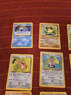 10 Pokemon Card Lot Uncommon Collection Base Set Etc Pokemon Trading Card Game - Image 2