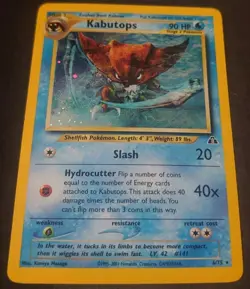 Kabutops 6/75 Neo Discovery Holo LP Pokemon TCG Unlimitied - Image 1