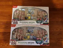 Pokemon TCG Scarlet Violet 151 Blooming Waters Premium Collection Box 2x Lot New - Image 1