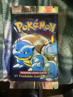 Wizards of the Coast Pokemon 1st Edition Booster Pack SHADOWLESS RARE VINTAGE TC - Image 1