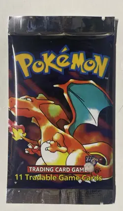 Wizards of the Coast Pokemon 1st Edition Booster Pack SHADOWLESS RARE VINTAGE TC - Image 2