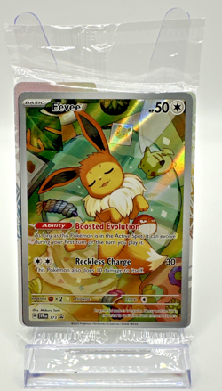 Pokemon Eevee SVP 173 Black Star Promo Sealed Holo Scarlet & Violet TCG - Image 1