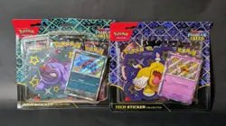 Pokemon TCG Paldean Fates Tech Sticker Collection - Lot of 2 - Image 1
