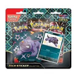 Pokemon TCG Paldean Fates Tech Sticker Collection (Shiny Maschiff) - Image 1