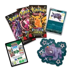 Pokemon TCG Paldean Fates Tech Sticker Collection (Shiny Maschiff) - Image 2