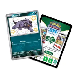 Pokemon TCG Paldean Fates Tech Sticker Collection (Shiny Maschiff) - Image 3