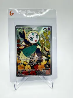 2025 POKEMON PHANTASMAL FLAMES 026 MELOETTA MEGA DIANCE ex BATTLE DECK PROMO - Image 1