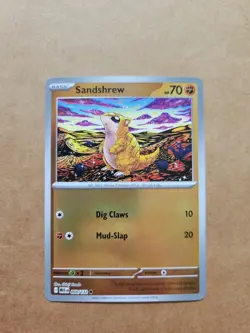Sandshrew 068/132 Common Reverse Holo - Pokemon TCG Mega Evolution - NM - Image 1