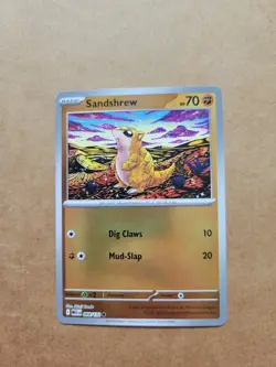 Sandshrew 068/132 Common Reverse Holo - Pokemon TCG Mega Evolution - NM - Image 2
