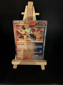 Iron Moth 028/182 Holo Pokemon Karte TCG aus Paradox Rift EN - Image 1