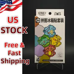 US STOCK Pokemon TCG 151 Puzzle Fridge Magnet Set Sealed Box Chinese - Image 1