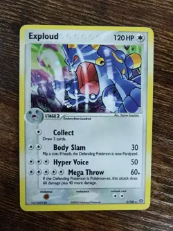 Exploud 3/106 Pokemon 2005 EX Emerald Holo Rare - Image 1