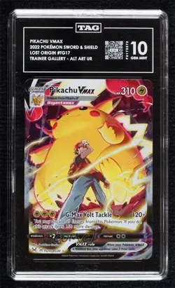 Full Art - Pikachu VMAX Pokemon Sword & Shield Lost Origin Trainer Gallery - Image 1