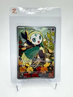 2025 POKEMON PHANTASMAL FLAMES 026 MELOETTA MEGA DIANCE ex BATTLE DECK PROMO - Image 1