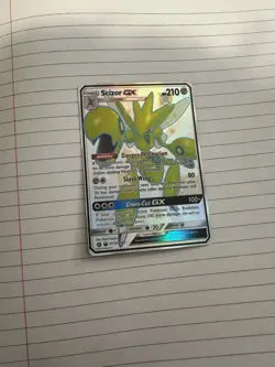 Pokemon Scizor GX SV72/SV94 Hidden Fates Shiny Vault Ultra Rare Full Art NM - Image 1