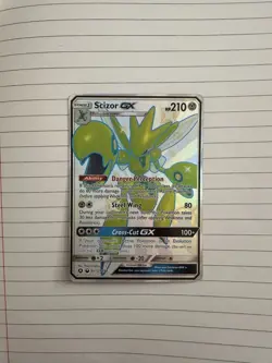 Pokemon Scizor GX SV72/SV94 Hidden Fates Shiny Vault Ultra Rare Full Art NM - Image 2