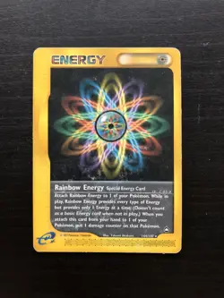 Pokemon TCG: Rainbow Energy (144/147), Aquapolis, Lightly Played - Image 1