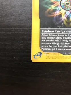 Pokemon TCG: Rainbow Energy (144/147), Aquapolis, Lightly Played - Image 3