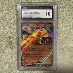 Charizard ex 006/165 Sv2a: Pokemon 151 Holo Japanese Pokemon, CGC 10 GEM MINT - Image 1