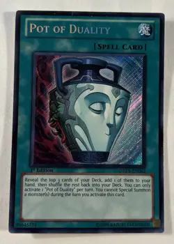 Yu-Gi-Oh! Pot of Duality DREV-EN062 Duelist Revolution LP - Image 1