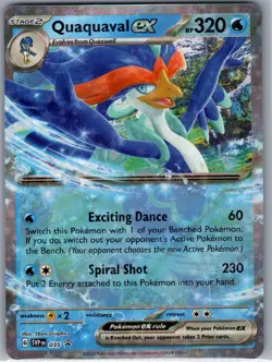 Quaquaval ex SVP 035 SV: Scarlet & Violet Promo Cards - Pokemon Card - NM - Image 1
