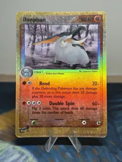 Donphan 17/109 Ex Ruby and Sapphire Reverse Holo Pokemon Card MP - Image 1